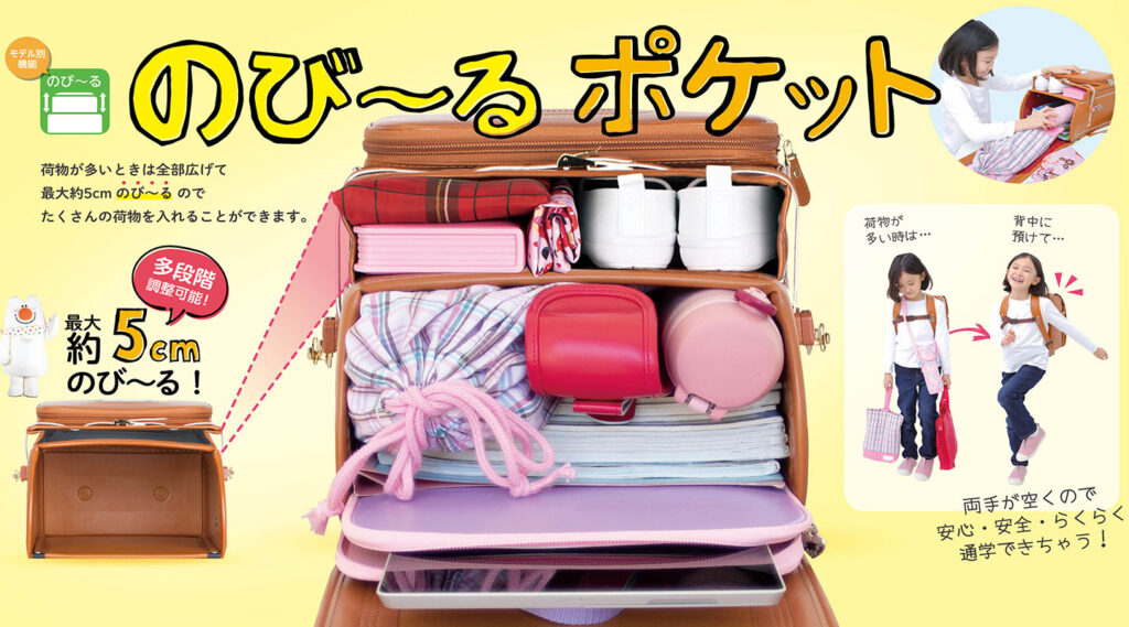 ふわりぃのココがスゴイ！＜大容量＆のび～るポケット＞ | かしこい 